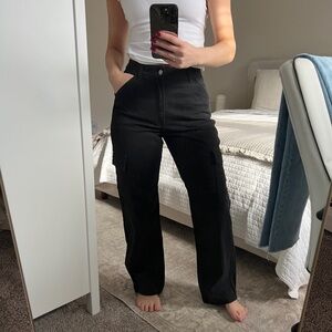 Hollister Black Cargo Pants